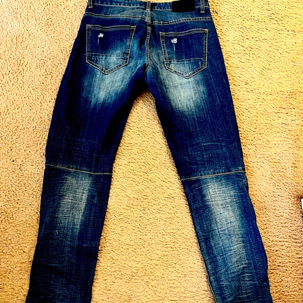 Dark blue men’s jeans